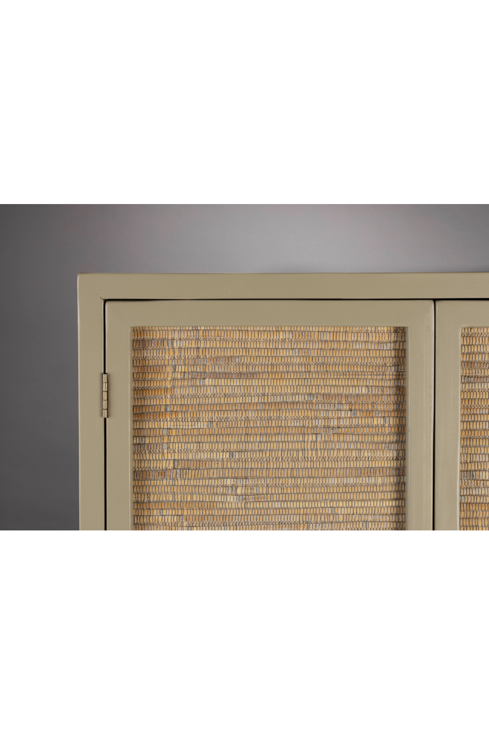 Fir & Rattan Cabinet | Dutchbone Yasu | OROA.com