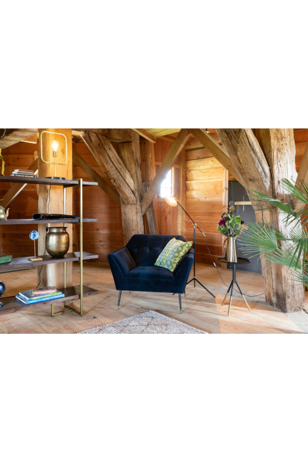 Acacia Wood 4-Shelf Bookcase | Oroa.com