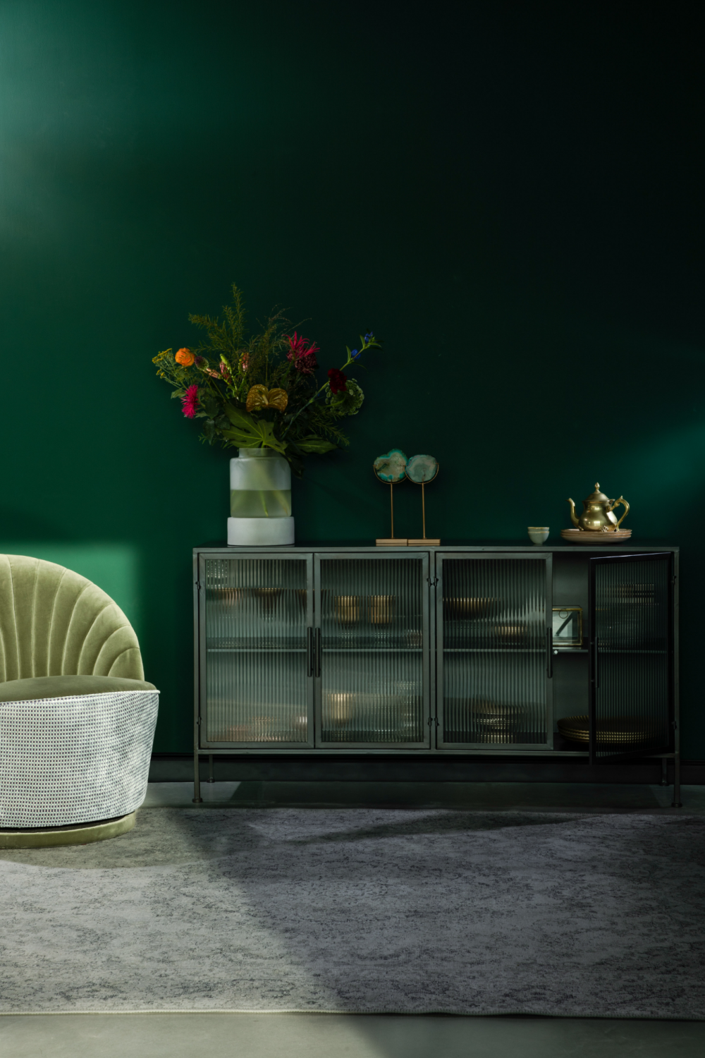 Black Metal Sideboard | Dutchbone Boli | Oroatrade.com