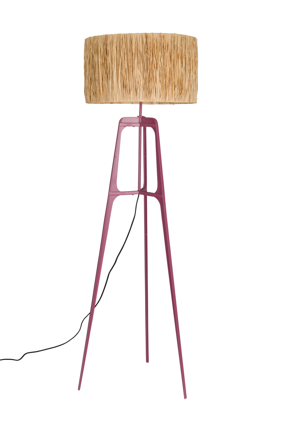 Natural Handmade Floor Lamp | Dutchbone Afra | OROA.com