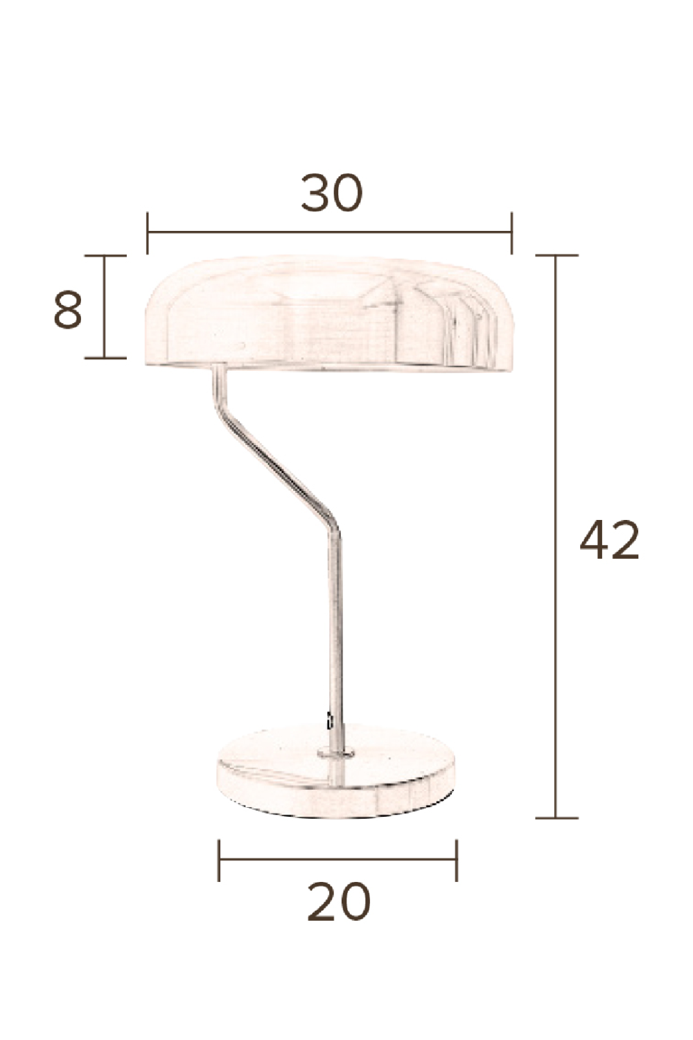 Iron Table Lamp | Dutchbone Eclipse | Oroa.com