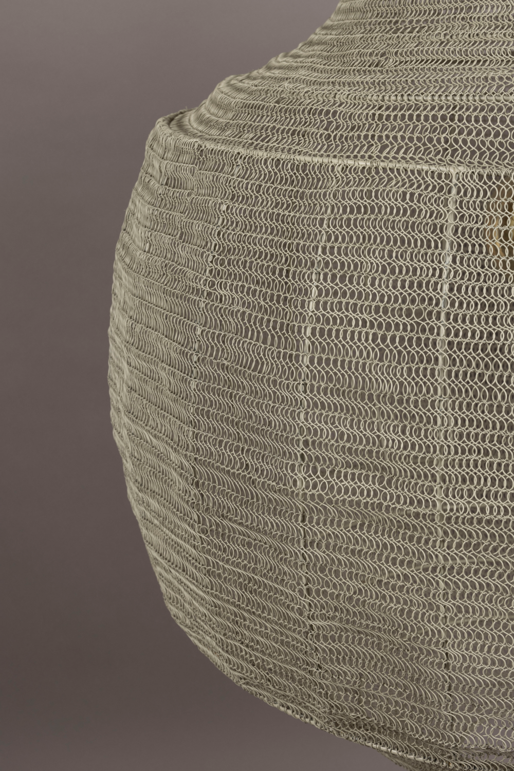 Round Gray Pendant Lamp | Dutchbone Meezan | OROA.com