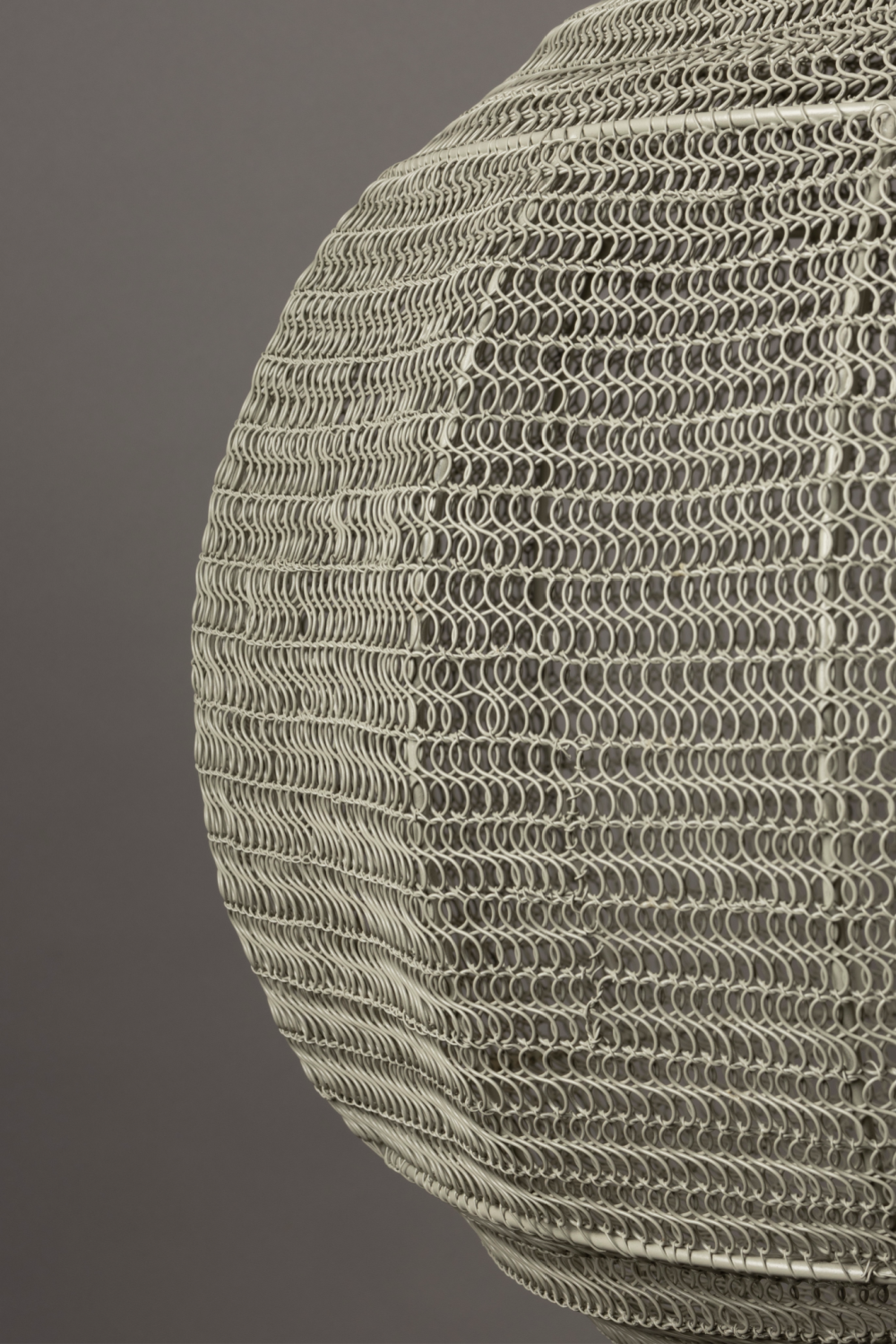 Round Gray Pendant Lamp | Dutchbone Meezan | OROA.com