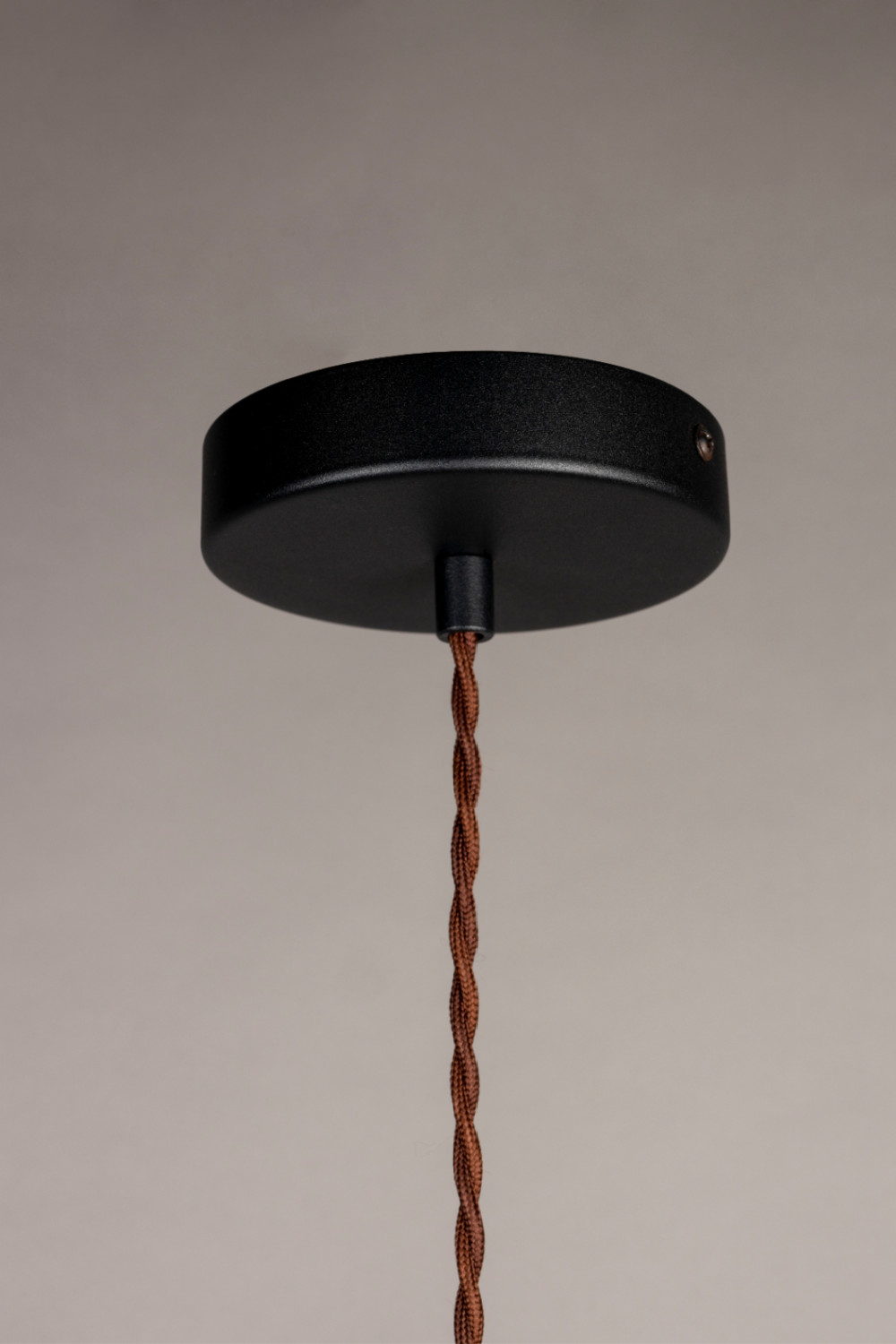 White Ceramic Pendant Lamp | Dutchbone Poppy | OROA.com