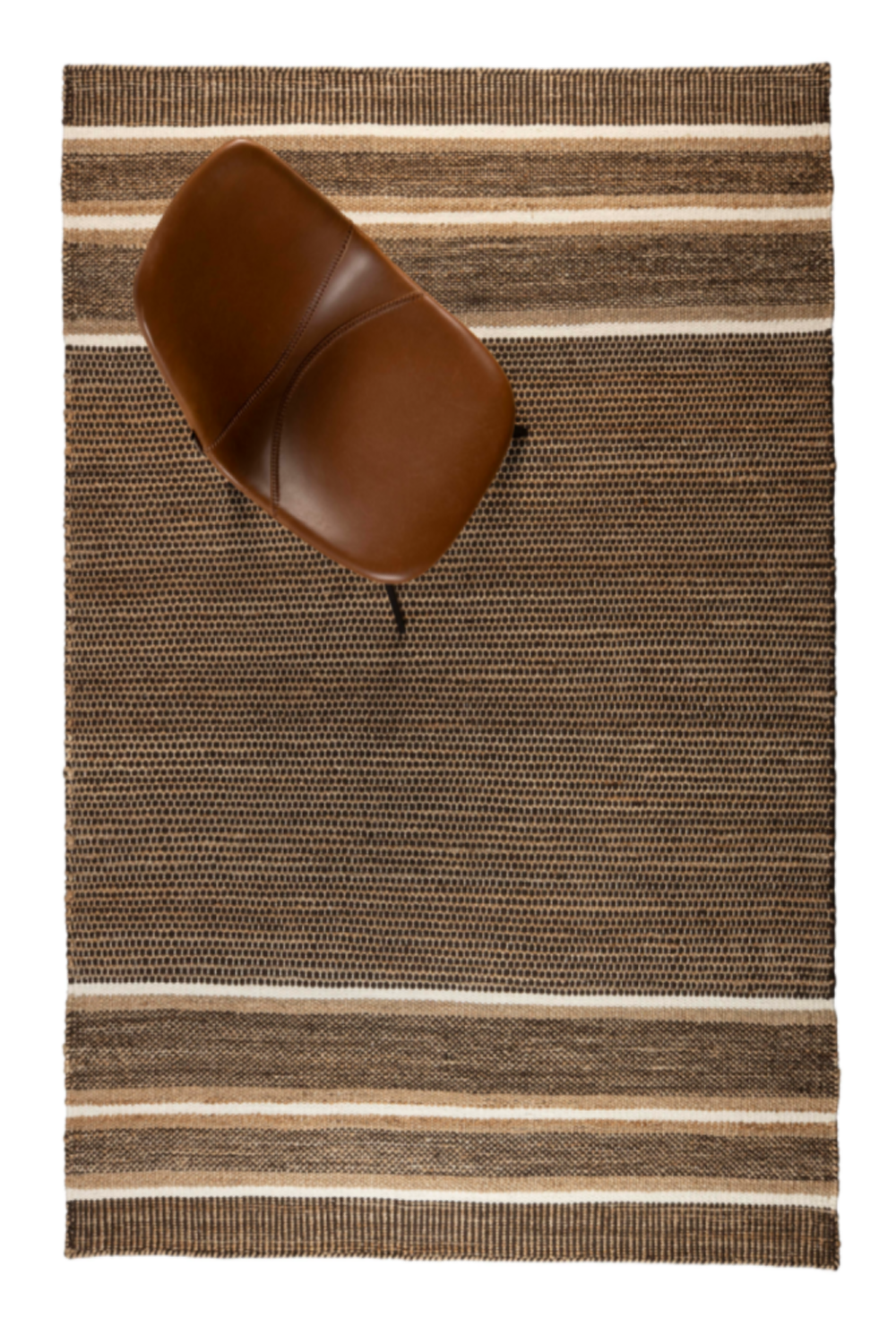 Handwoven Stripes Carpet 5' x 7'5" | Dutchbone Djahe | OROA.com