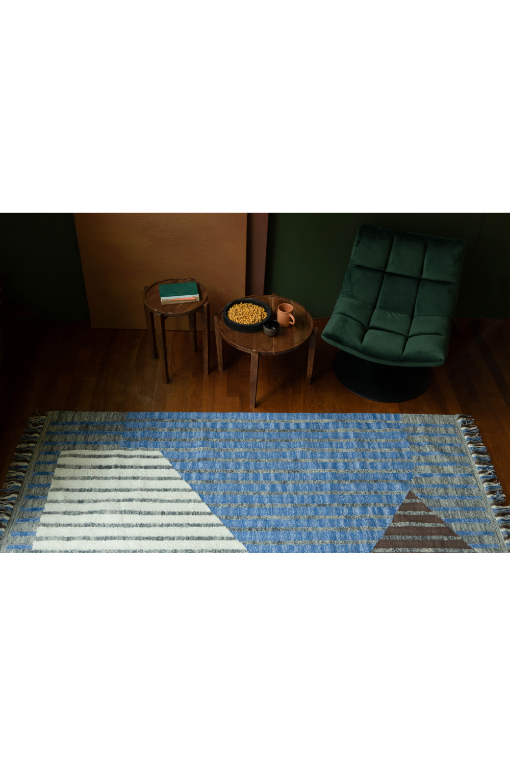 Cotton Fringed Area Rug | Dutchbone Hampton | OROA.com