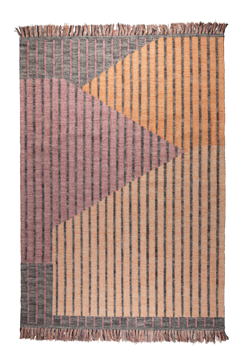 Cotton Fringed Carpet | Dutchbone Hampton | OROA.com