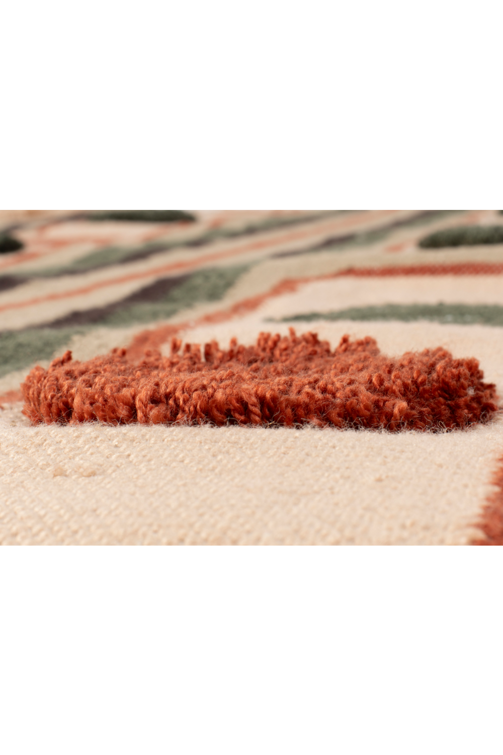 Multi-colored Geometric Rug | Dutchbone Haydon | OROA.com