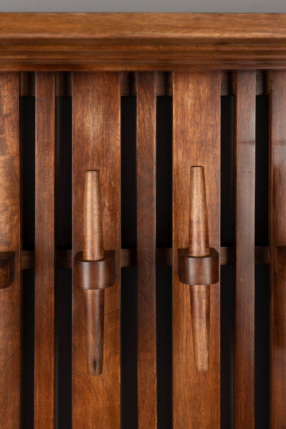 Wooden Wall Coat Rack With Shelf | Dutchbone Jakub | OROA.com