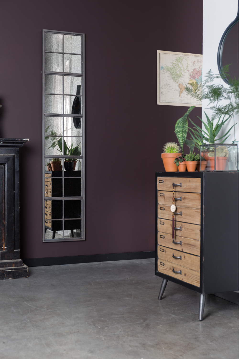 Vintage Full Length Floor Mirror | Dutchbone Window | Oroatrade.com