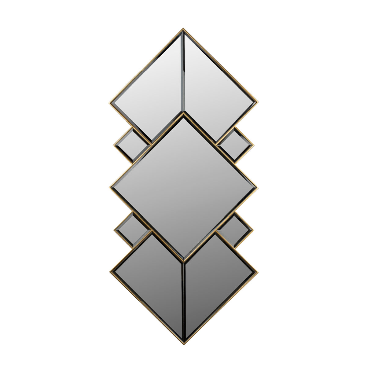 Modern furniture - Connected Diamond-Shaped Mirror - www.oroa.com | Oroa.com