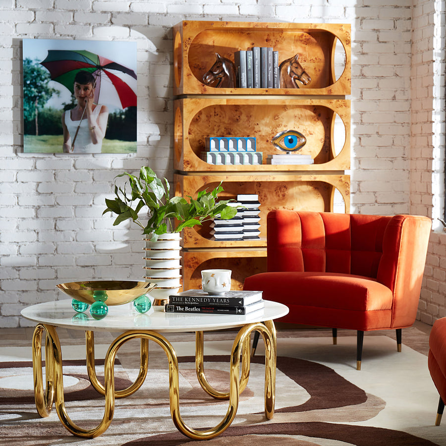 Solid Brass Tripod Bowl | Jonathan Adler Globo | Oroa.com