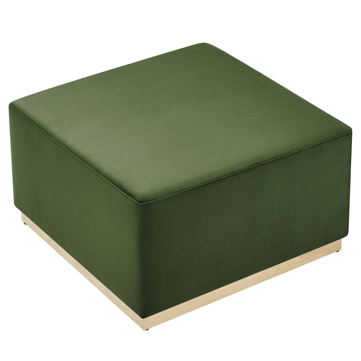 Tilden Square Velvet Upholstered Ottoman - OROA