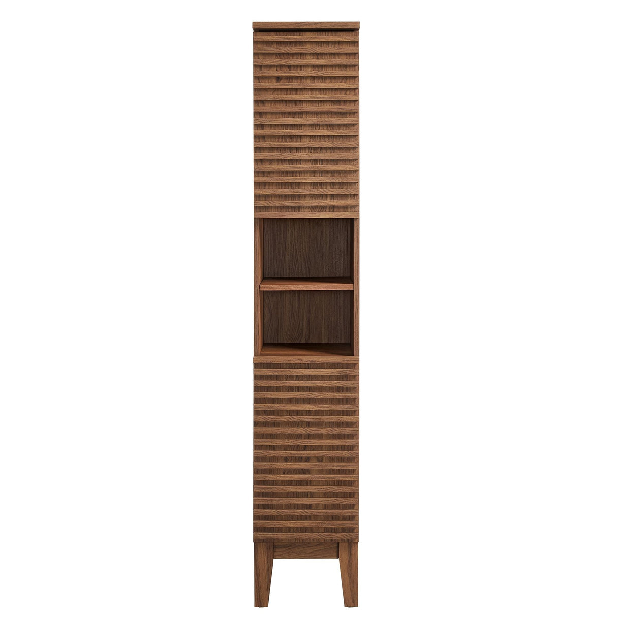 Render Tall Narrow Bathroom Storage Cabinet - OROA