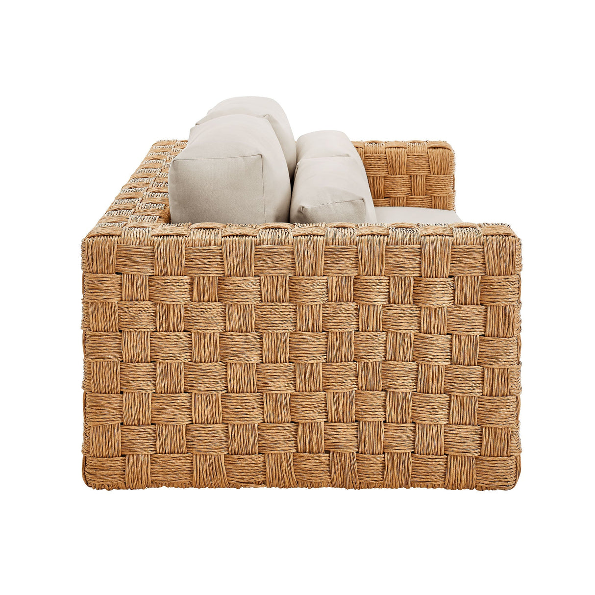 Capri Outdoor Patio Wicker Loveseat - OROA