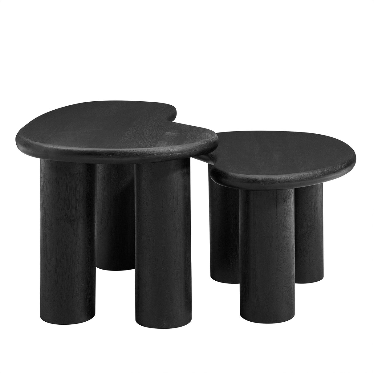 Mango Wood Nesting Coffee Tables (S/2) - OROA