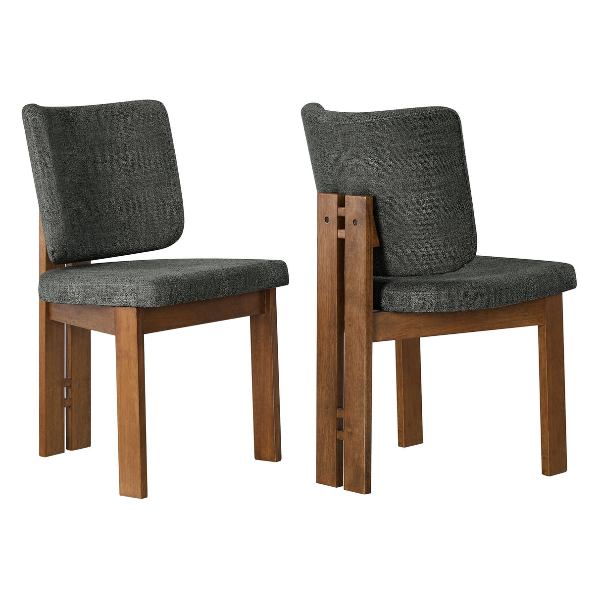 Alba Armless Upholstered Dining Chairs (S/2) - OROA