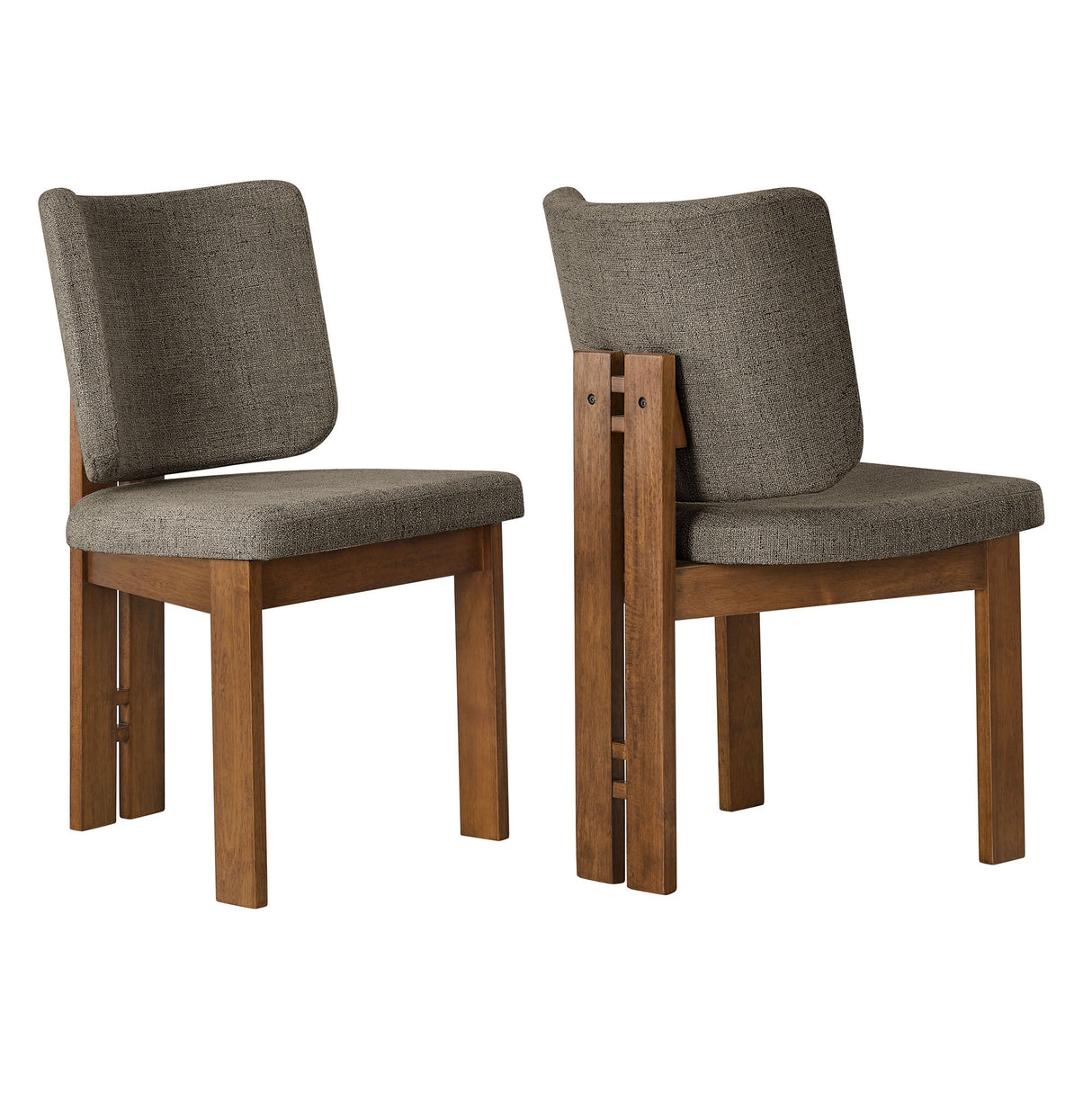 Alba Armless Upholstered Dining Chairs (S/2) - OROA
