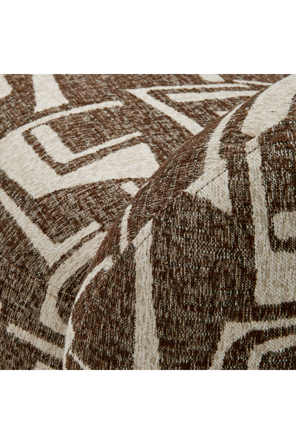 Brass Base Curved Swivel Chair | Eichholtz Brice | Oroa.com