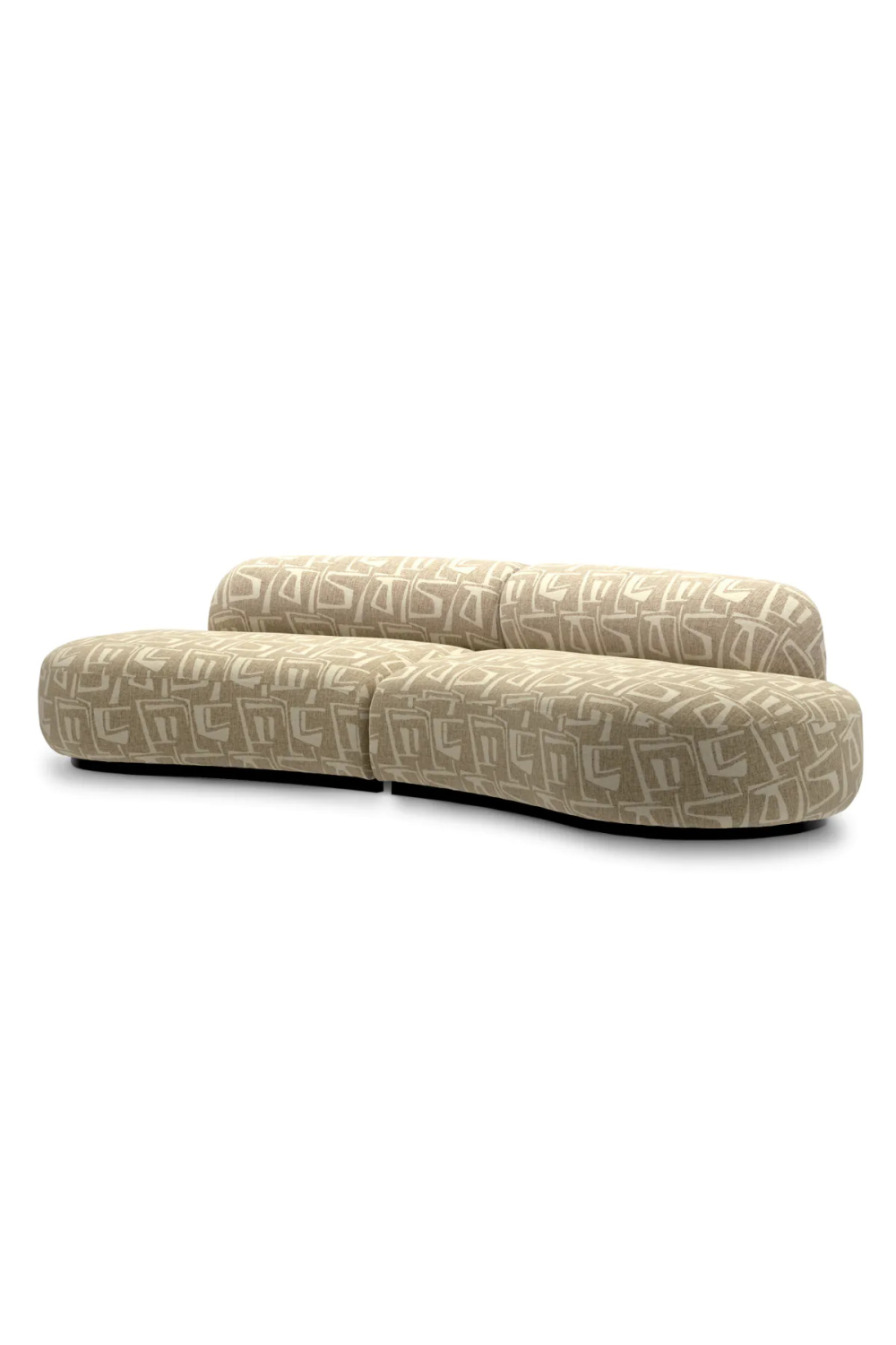 Fabric Curved Sofa S | Eichholtz Bjorn | Oroa.com