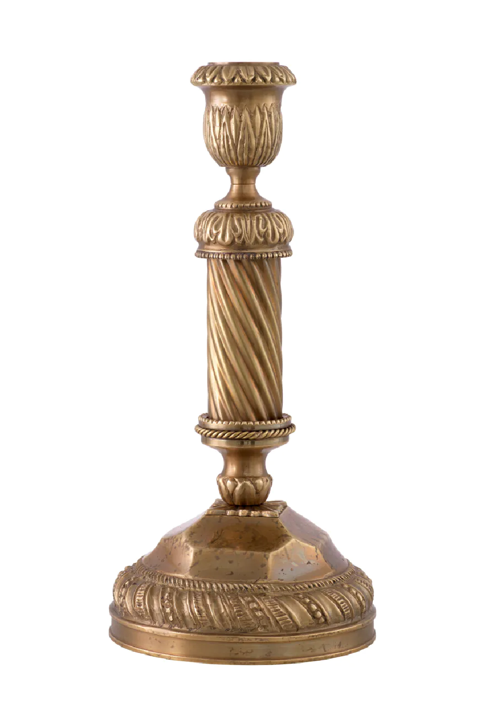 Vintage Brass Candle Holder | Met x Eichholtz Carnier | Oroa.com