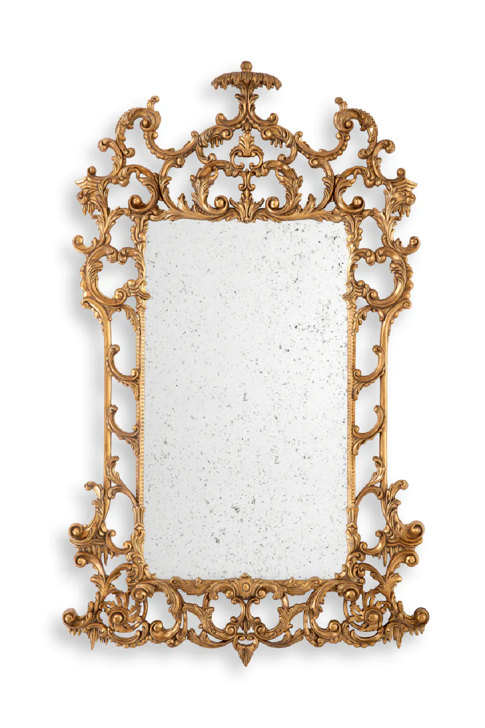 Hand-carved Gold Mirror| Met x Eichholtz Rococo | Oroatrade.com