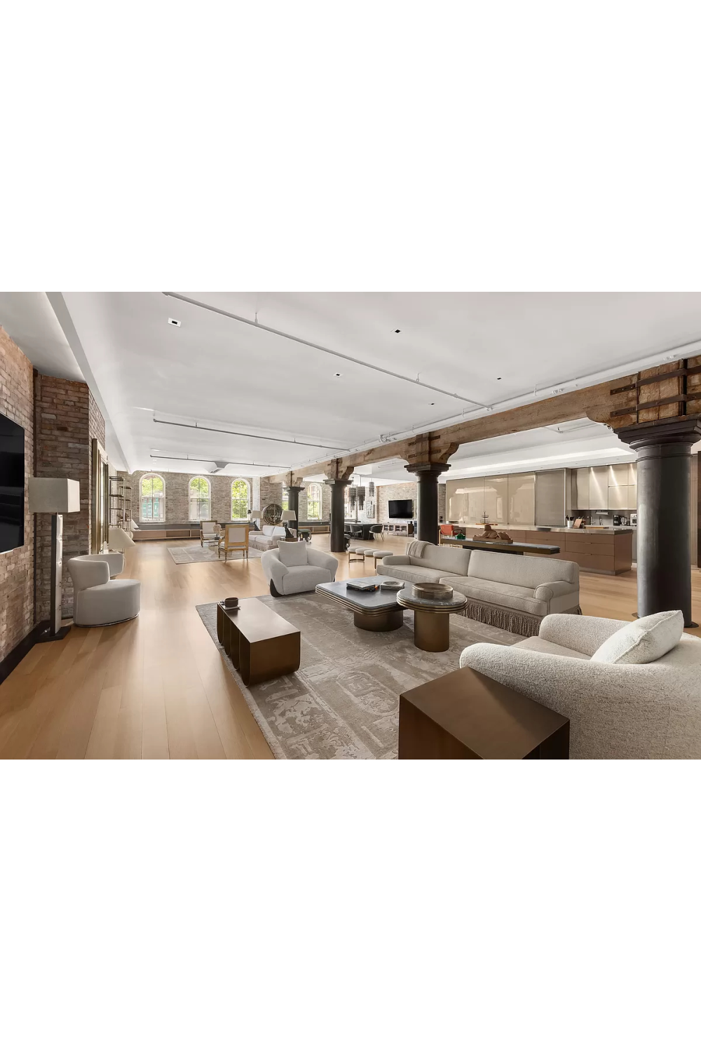 Beige Wool Blend Carpet 10' x 13' | Met x Eichholtz Akhtihotep | Oroa.com