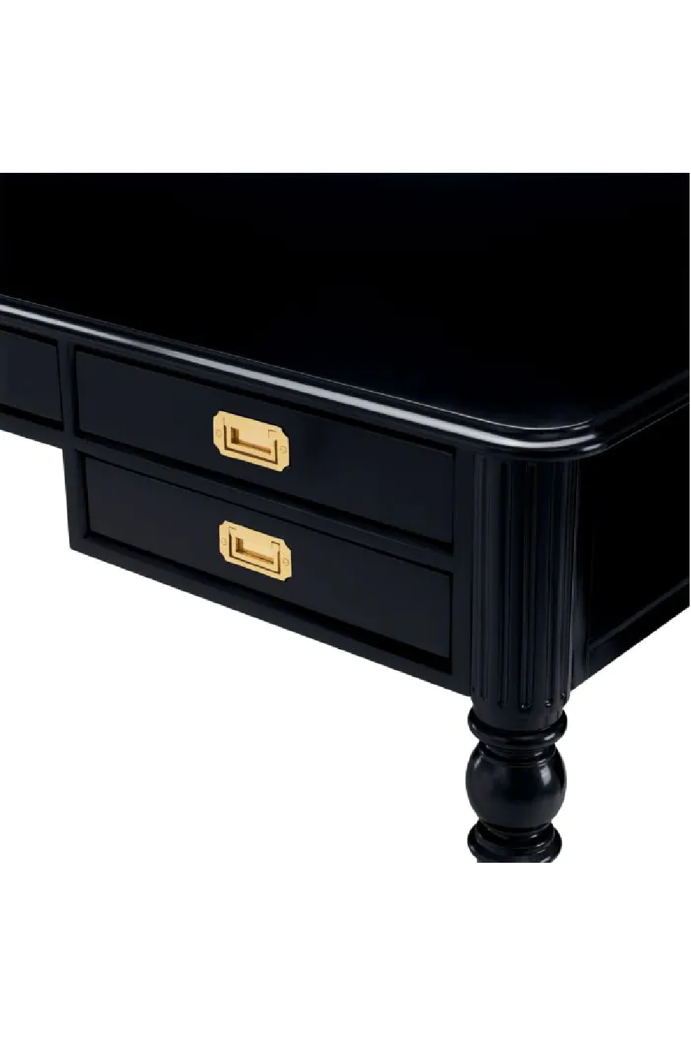 Black 5-Drawer Desk | Met x Eichholtz Wimbledon | Oroatrade.com