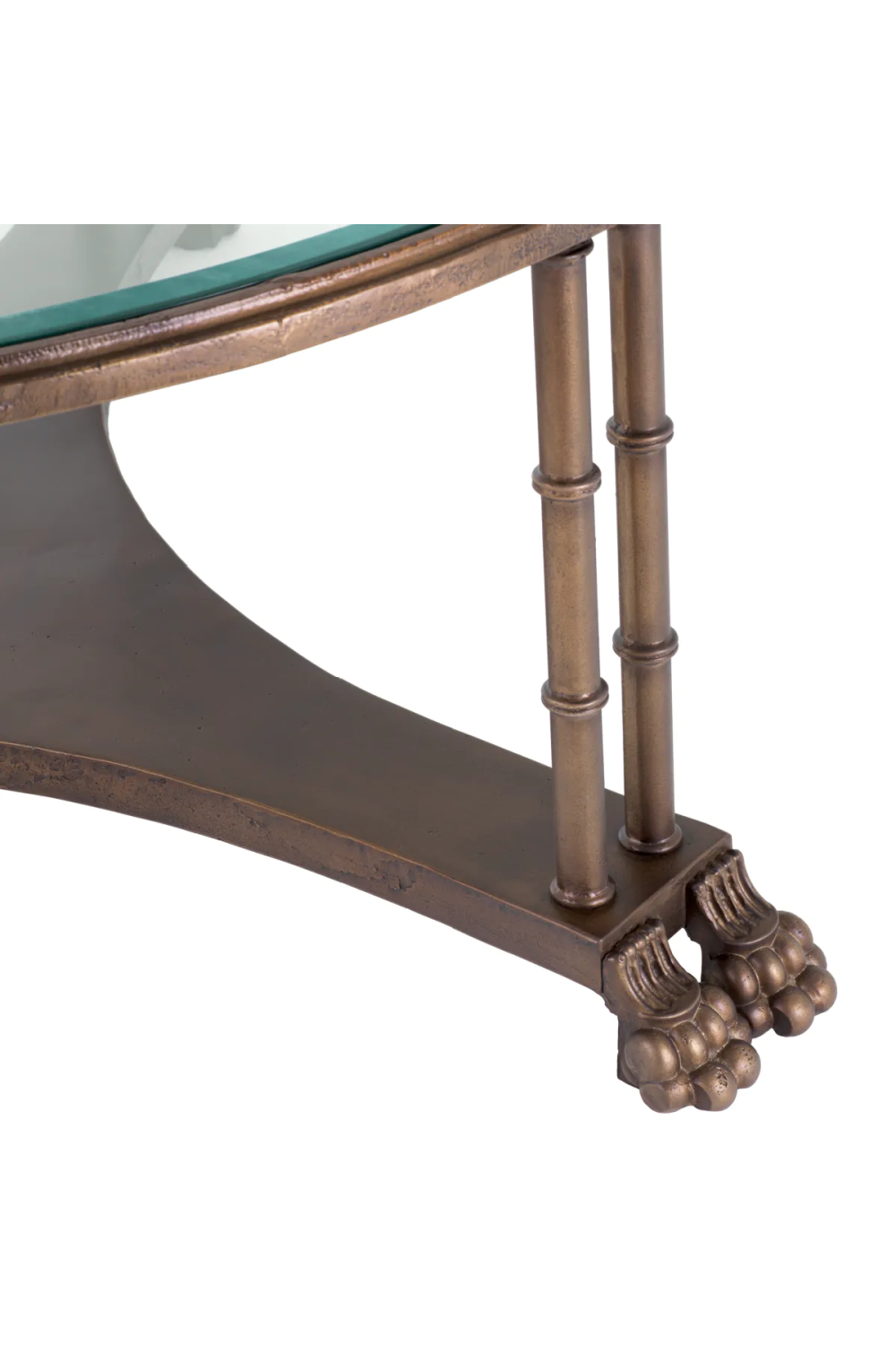 (Open box) Bevelled Glass Vintage Side Table | Met x Eichholtz Lioness | Oroa.com