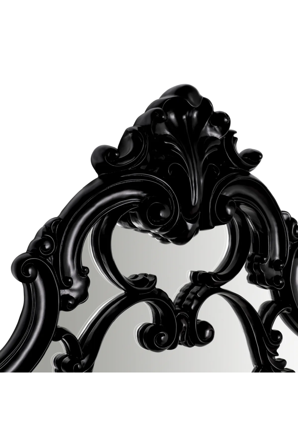 Black Hand-carved Mirror | Met x Eichholtz Chippendale | Oroatrade.com