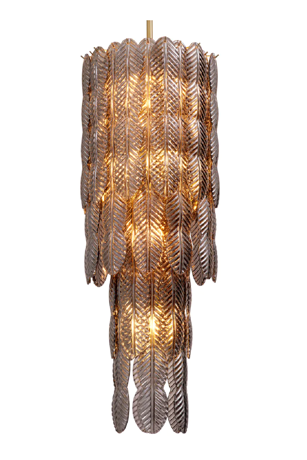 Smoke Glass Palm Chandelier | Met x Eichholtz Sahure | Oroa.com