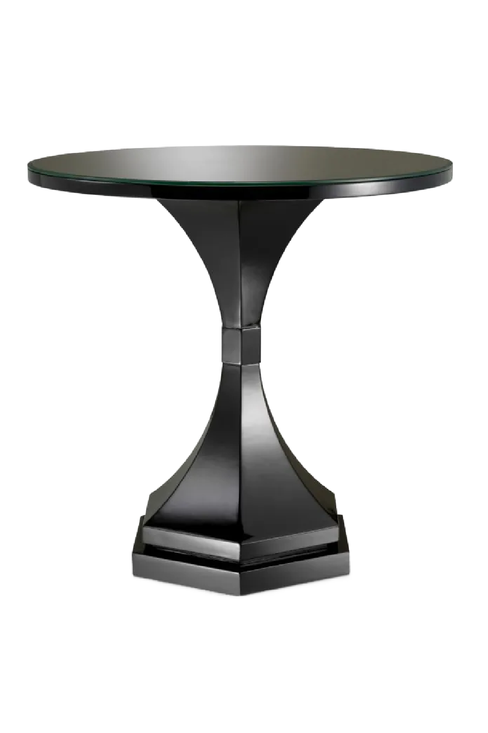 Black Glass Side Table | Met x Eichholtz Harlem | Oroatrade.com