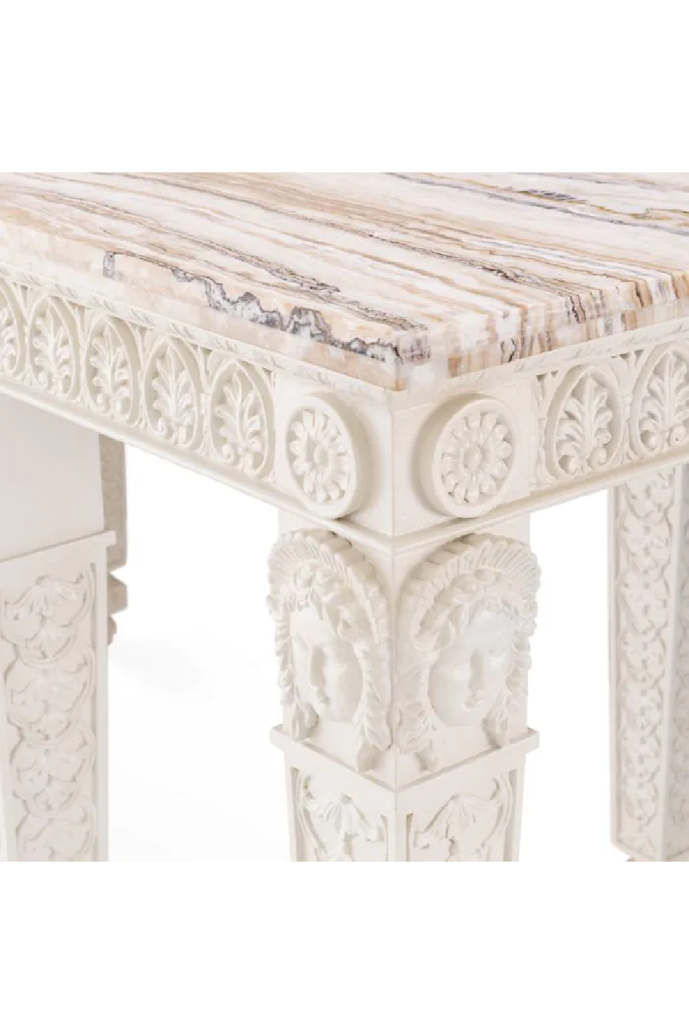 Antique White Marble Console Table | Met x Eichholtz Croome Court | Oroatrade.com