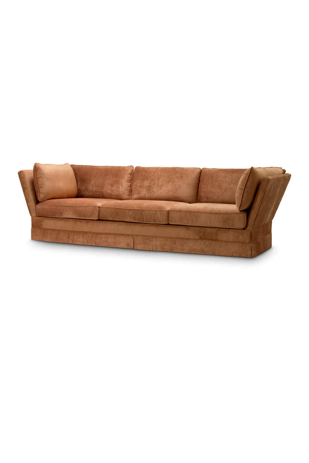 Copper Velvet Sofa | Met x Eichholtz Belvedere | Oroatrade.com