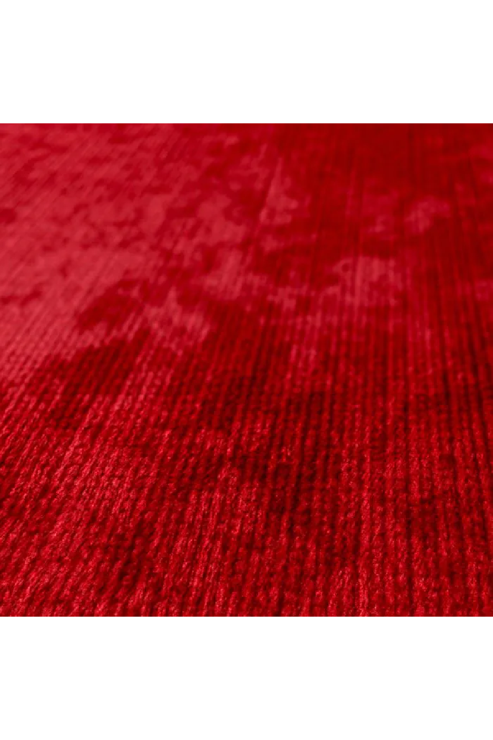 Red Velvet Frilled Lounge Chair | Met x Eichholtz Verplanck