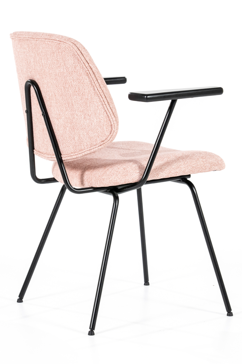 Pink Fletcher Dining Chair With Armrest | Eleonora Lynn | OROA.com