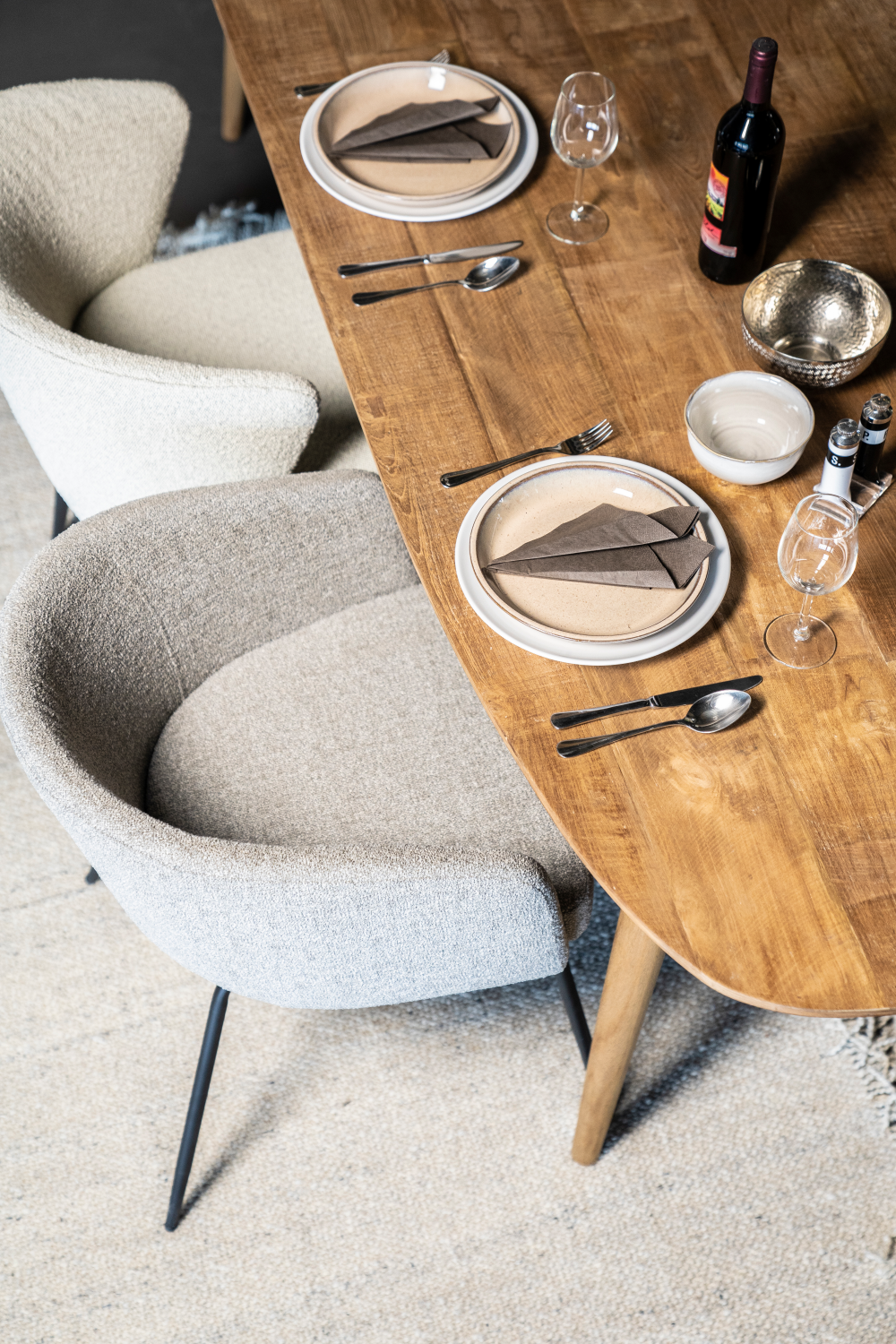 Treated Teak Dining Table | Oroa.com