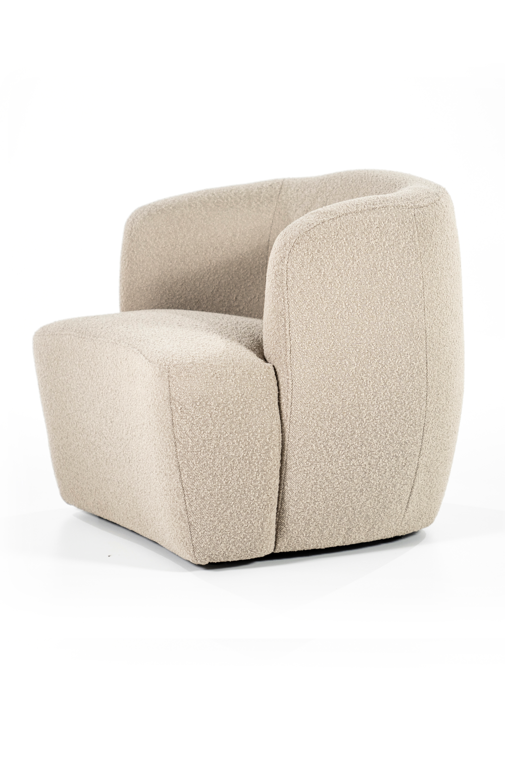 Boucle Upholstered Barrel Chair | Oroa.com