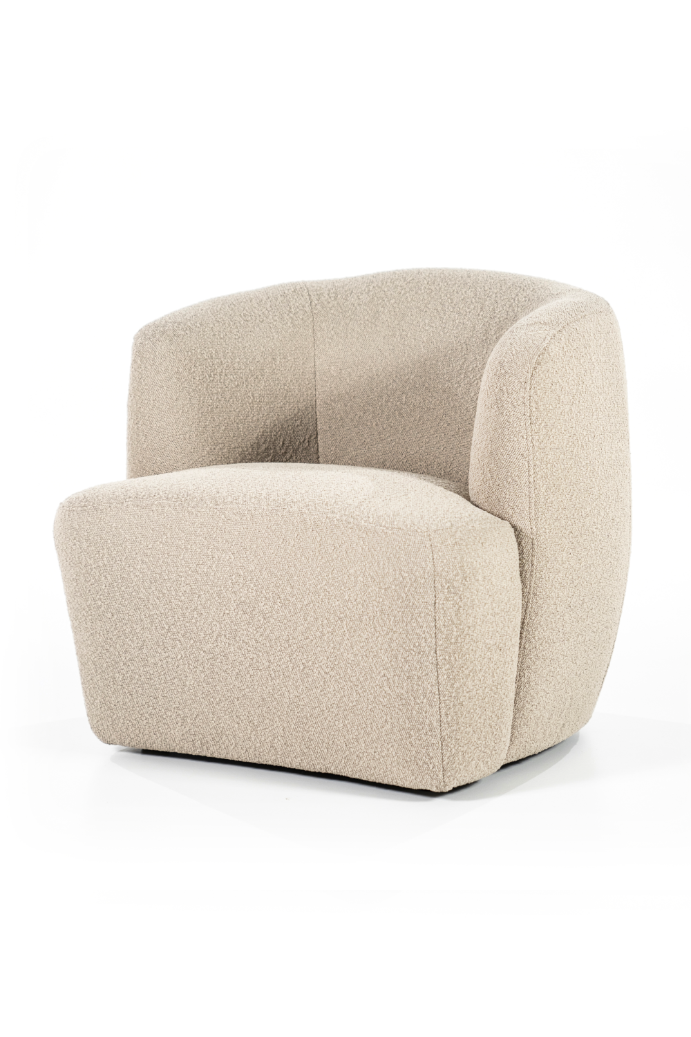 Boucle Upholstered Barrel Chair | Oroa.com