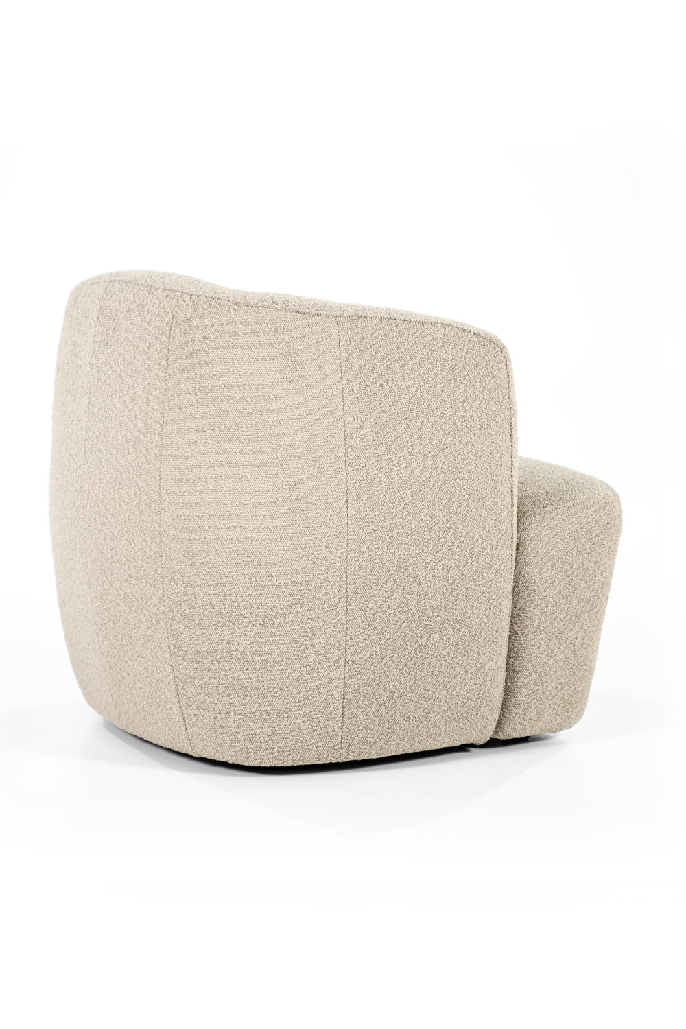 Boucle Upholstered Barrel Chair | Eleonora Charlotte | OROA.com