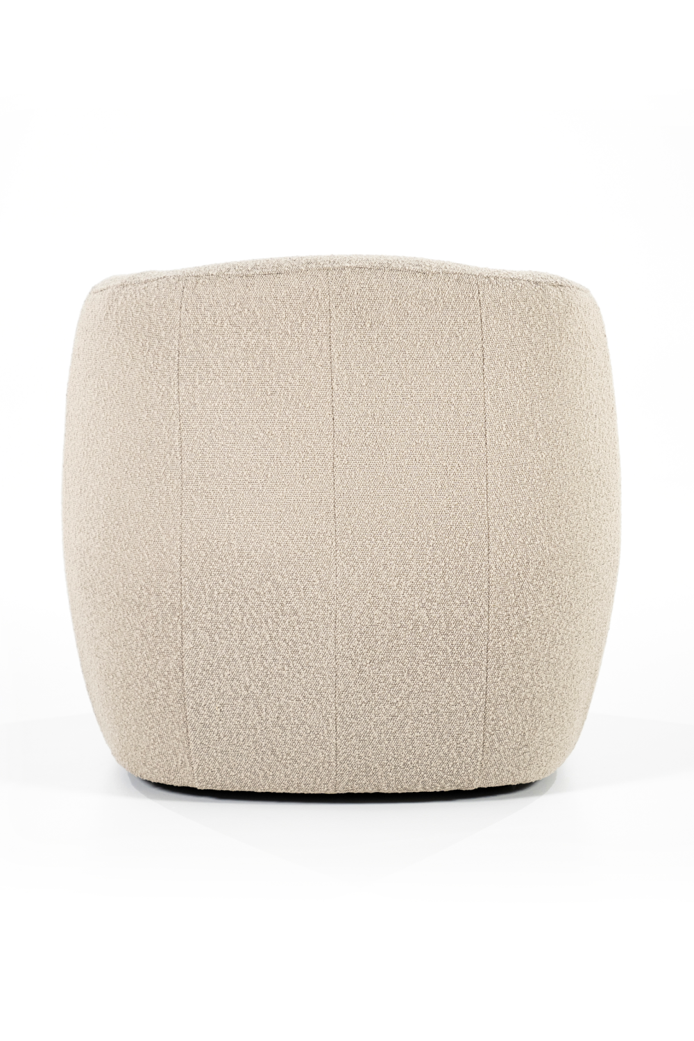 Boucle Upholstered Barrel Chair | Eleonora Charlotte | OROA.com