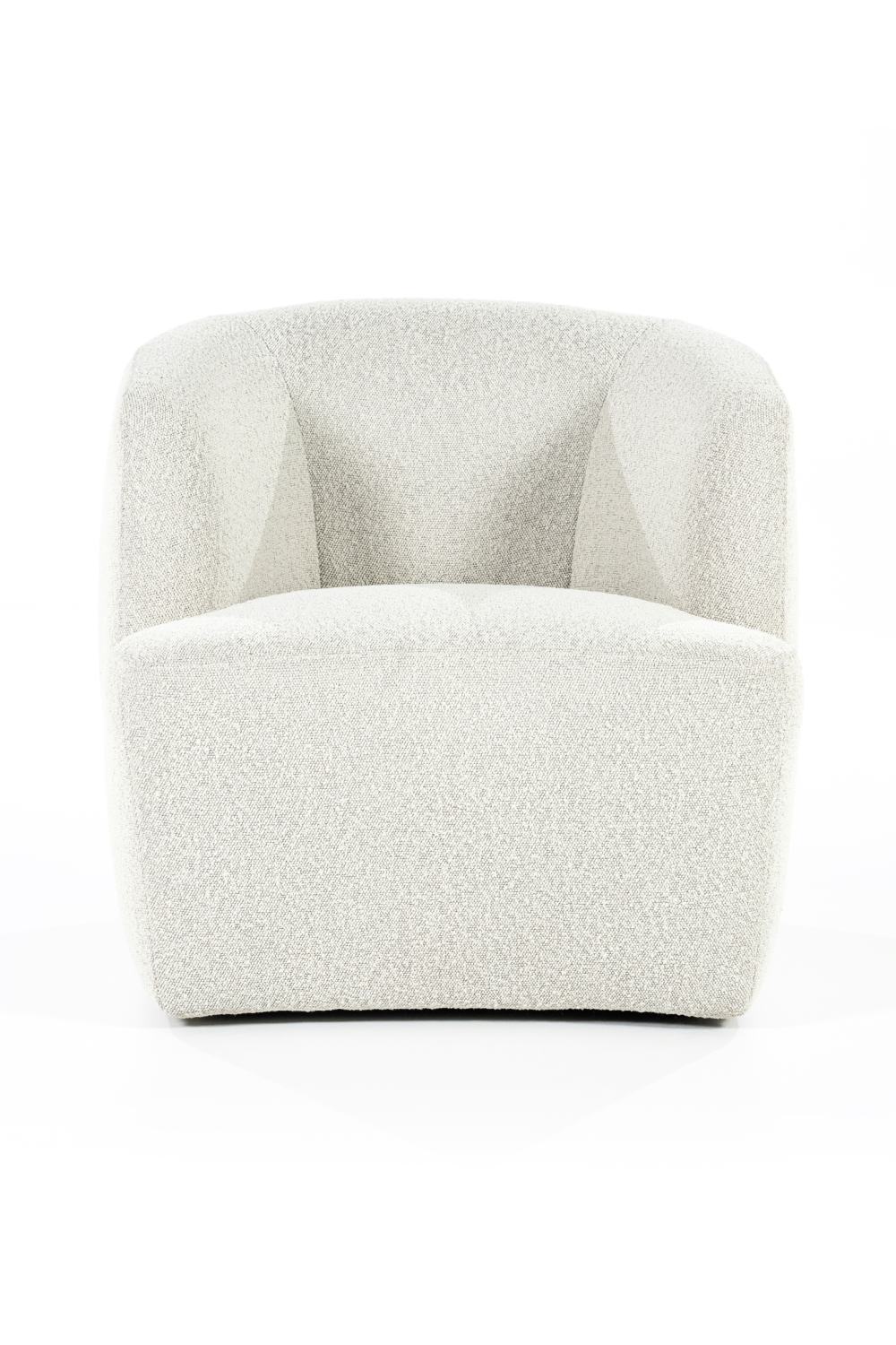Boucle Upholstered Barrel Chair | Eleonora Charlotte | OROA.com