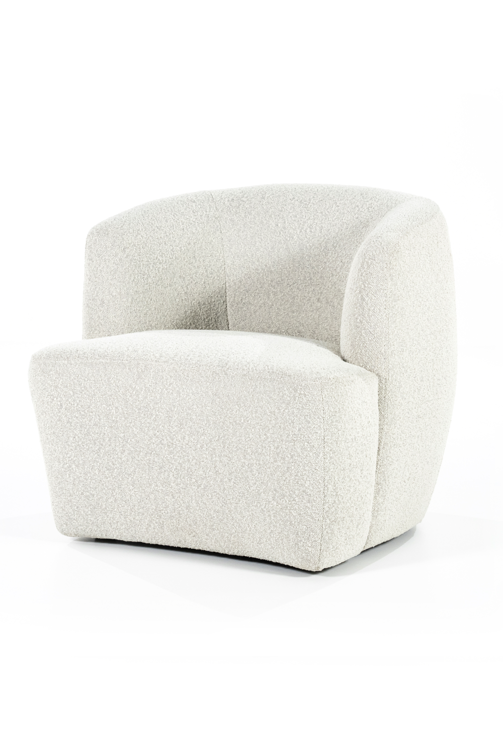 Boucle Upholstered Barrel Chair | Eleonora Charlotte | OROA.com