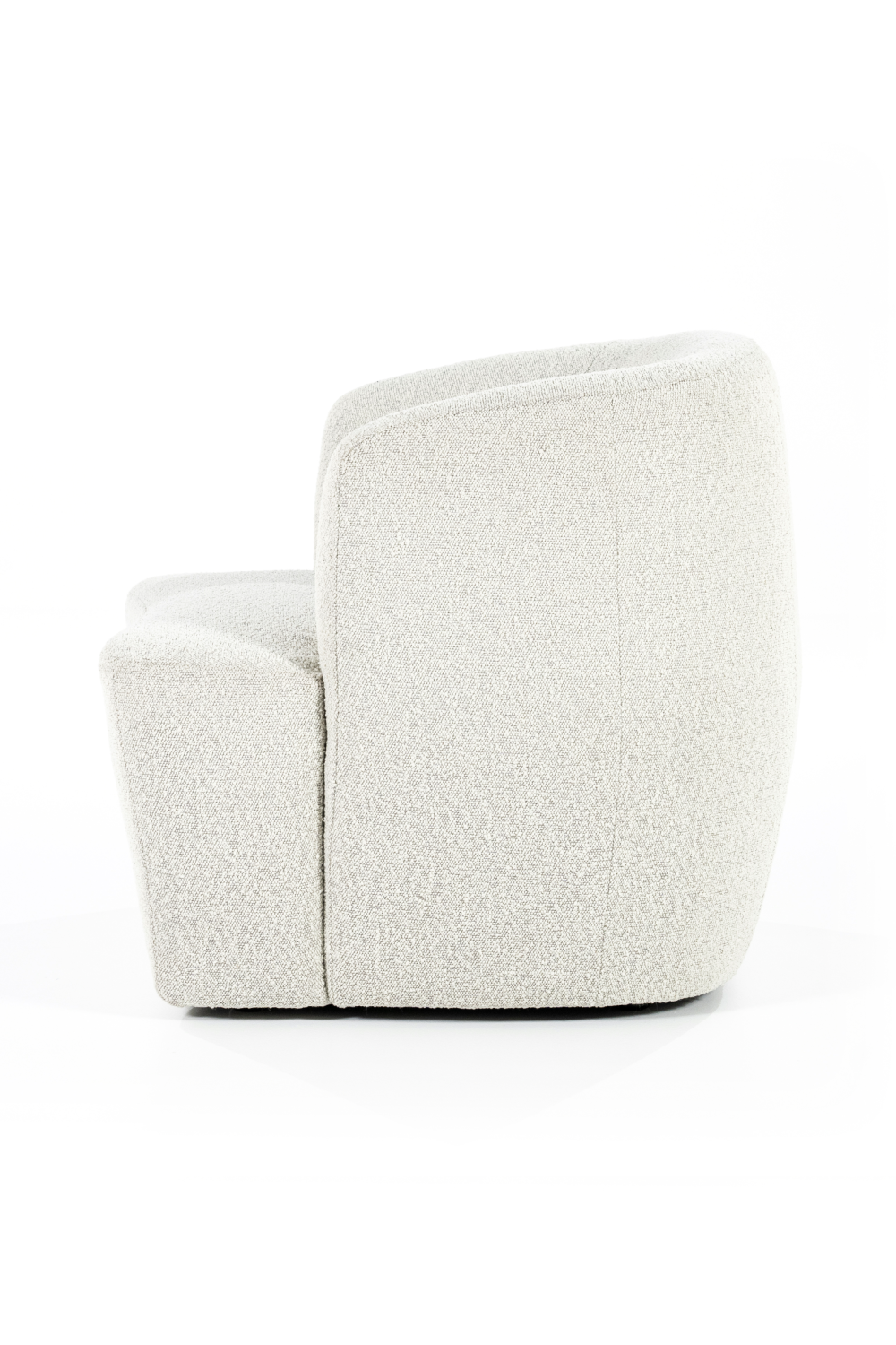 Boucle Upholstered Barrel Chair | Eleonora Charlotte | OROA.com