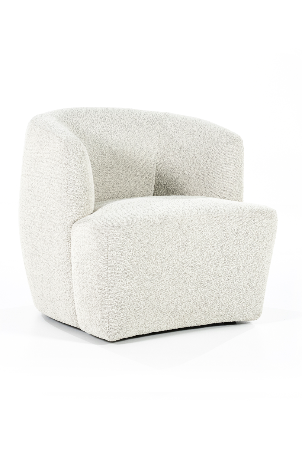 Boucle Upholstered Barrel Chair | Eleonora Charlotte | OROA.com