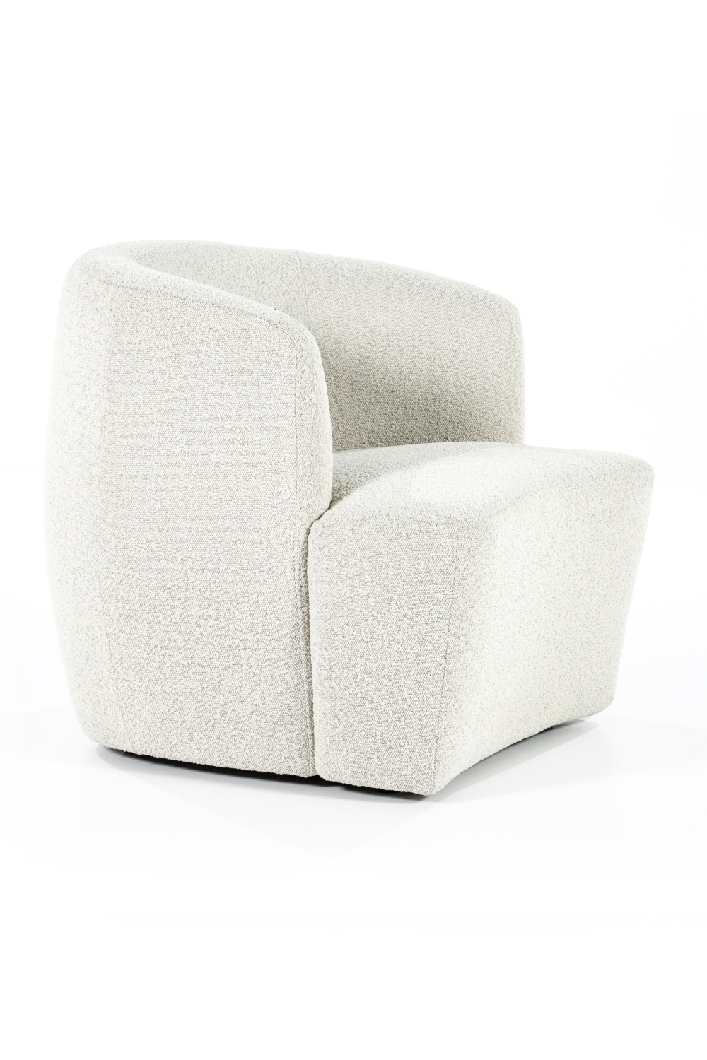 Boucle Upholstered Barrel Chair | Eleonora Charlotte | OROA.com