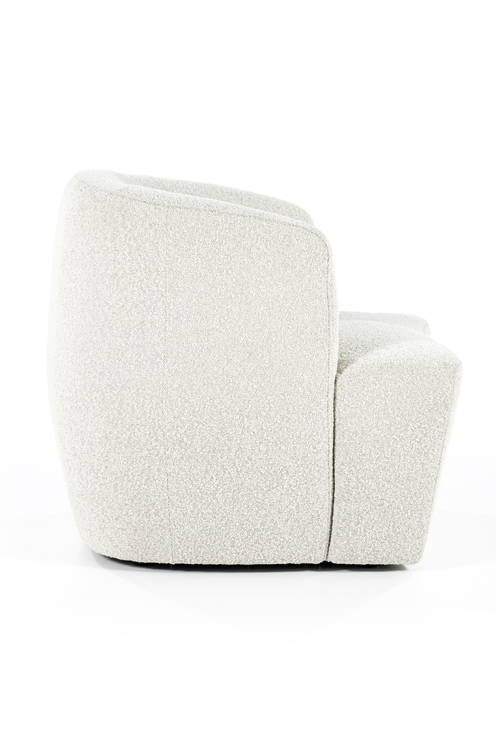 Boucle Upholstered Barrel Chair | Eleonora Charlotte | OROA.com