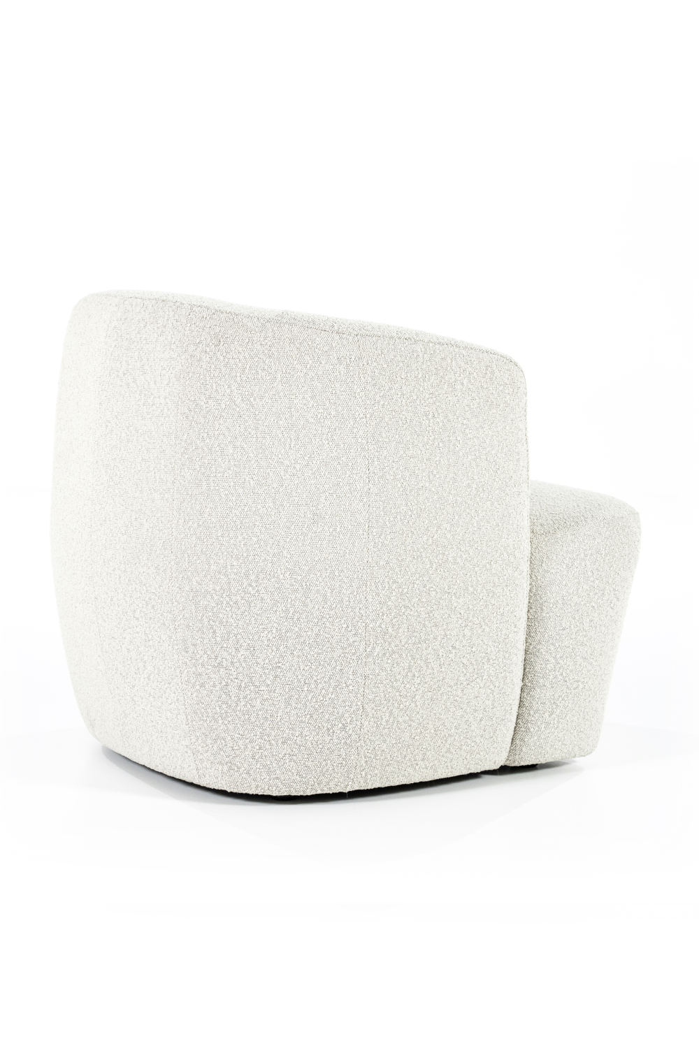 Boucle Upholstered Barrel Chair | Eleonora Charlotte | OROA.com
