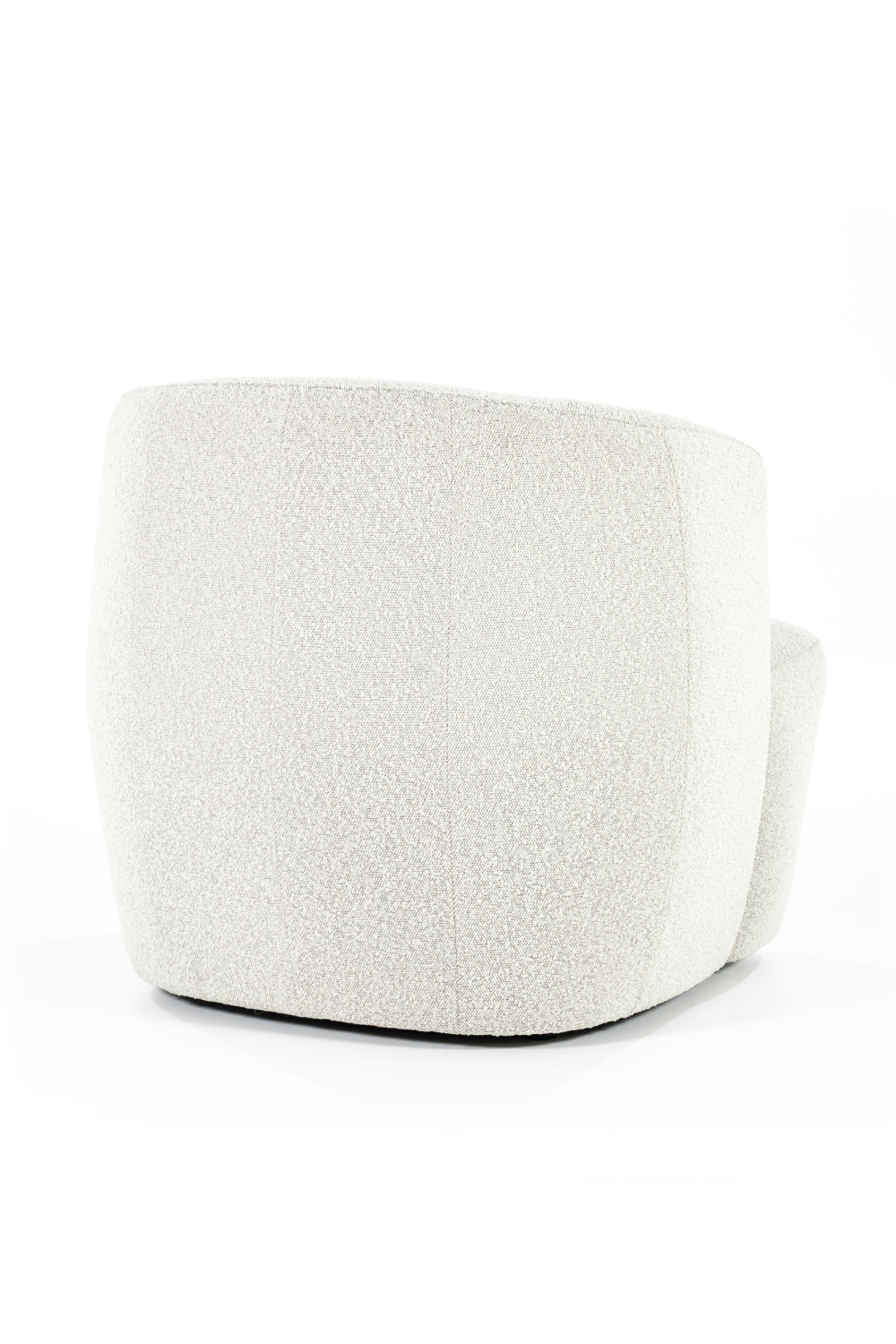 Boucle Upholstered Barrel Chair | Eleonora Charlotte | OROA.com