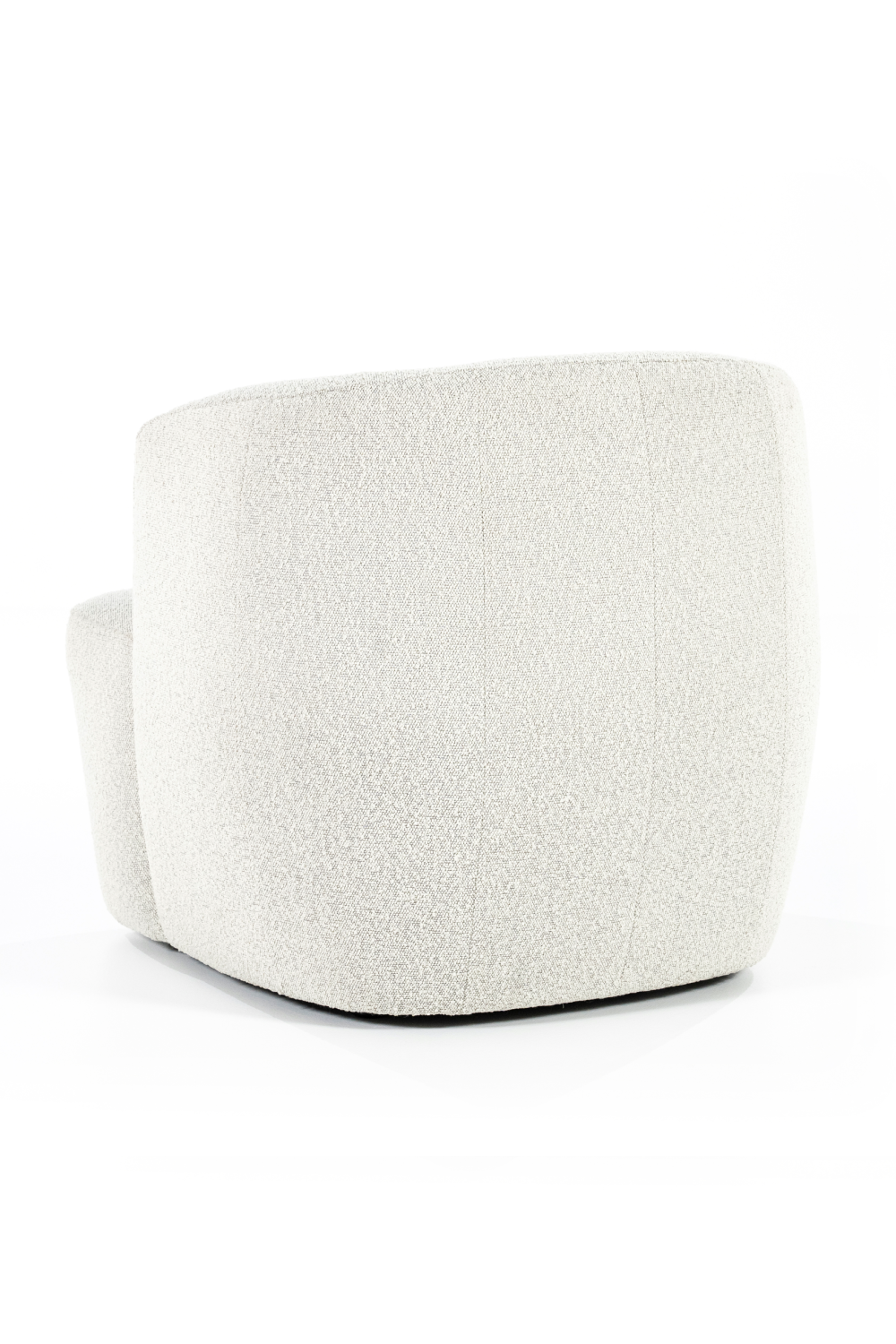 Boucle Upholstered Barrel Chair | Eleonora Charlotte | OROA.com